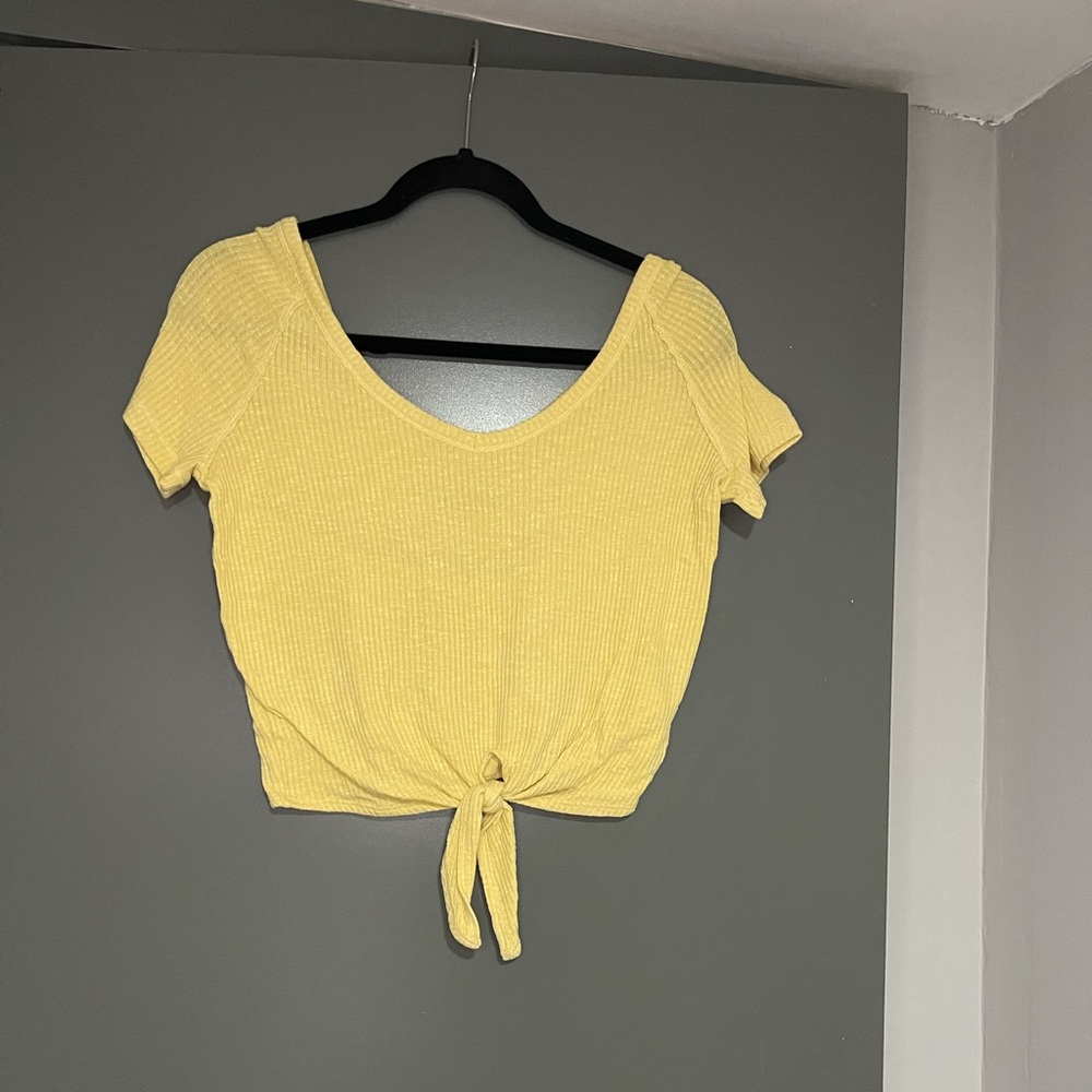 A&F off the shoulder crop top